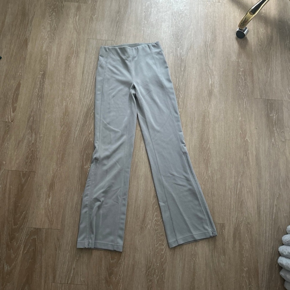 Lululemon Athletica Light Gray Flare Pants